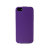 Slimline Carbon Fibre Style iPhone 5 Flip Case - Purple