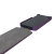 Slimline Carbon Fibre Style iPhone 5 Flip Case - Purple