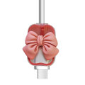 LoveCases Pink Bow Cable Protector