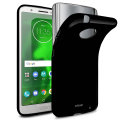 Olixar FlexiShield Motorola Moto G6 Plus Gel Case - Solid Black