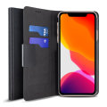 Olixar Leather-Style iPhone 11 Pro Max Wallet Stand Case - Black