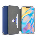Olixar Soft Silicone iPhone 12 mini Wallet Case - Midnight Blue