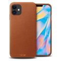 Olixar Genuine Leather iPhone 12 Case - Brown