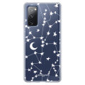 LoveCases Samsung Galaxy S20 FE Gel Case - White Stars & Moons