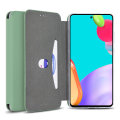 Olixar Soft Silicone Green Wallet Case - For Samsung Galaxy A52