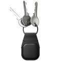 Nomad Apple AirTags Horween Leather Secure Keychain - Black