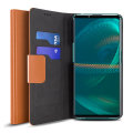 Olixar Leather-Style Sony Xperia 5 III Wallet Case - Brown