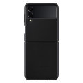 Official Samsung Galaxy Z Flip 3 Genuine Leather Cover Case - Black