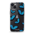 LoveCases Gel Blue Butterfly Case - For iPhone 13