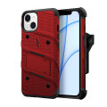 Zizo Bolt Protective Case & Screen Protector - Red - For iPhone 13