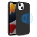 Olixar MagSafe Compatible  Soft Silicone Black Case - For iPhone 13 Mini