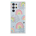 LoveCases Gel Abstract Rainbow Case - For Samsung Galaxy S22 Ultra
