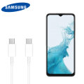 Official Samsung White USB-C to USB-C PD 1m Cable - For Samsung Galaxy A23