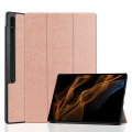 Olixar Rose Gold Leather-Style Stand Case With S Pen Holder - For Samsung Galaxy Tab S8 Ultra