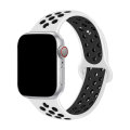 Olixar Rice White and Black Double Silicone Sports Strap (Size S) - For Apple Watch Series 1 38mm