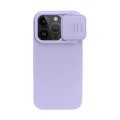 Nillkin CamShield MagSafe Compatible Purple Silicone Case - For iPhone 14 Pro