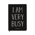 LoveCases I Am Very Busy Black Notebook