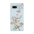 LoveCases White Cherry Blossom  Gel Case - For Google Pixel 7a