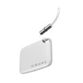 Baseus White T2 Mini Wireless Android & Apple GPS Tracker with Lanyard