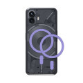Olixar Lilac Adhesive MagSafe Conversion Kit - For Nothing Devices