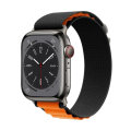 Olixar Black & Orange Alpine Loop - For Apple Watch Series 8 45mm
