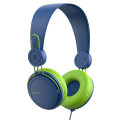 Havit Blue & Green Wired On-Ear Headphones