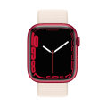 Olixar Beige Nylon Fabric Sports Band - For Apple Watch Series 7 45mm