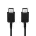 Official Samsung Black 1m USB-C to USB-C Cable - For Samsung Galaxy S23 FE