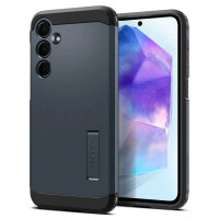 Spigen Grey Tough Armor Kickstand Case - For Samsung Galaxy A55 5G