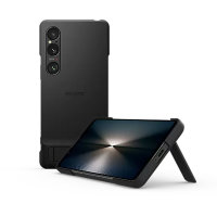 Official Sony Black Style Cover Kickstand Case - For Sony Xperia 1 VI
