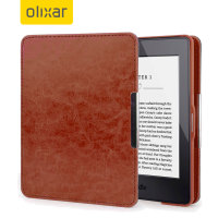 Olixar Leather-Style Kindle Paperwhite 3 / 2 / 1 Case - Brown