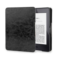 Olixar Eco-Leather Kindle Paperwhite 3 / 2 / 1 Folio Case - Black