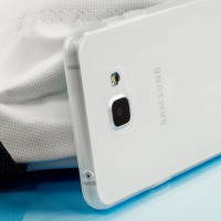 Encase FlexiShield Case Samsung Galaxy A7 2016 Hülle in Frost Weiß