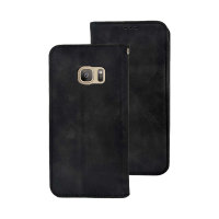 Olixar Leather-Style Samsung Galaxy S7  Lommebok Deksel - Sort