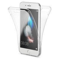 Olixar FlexiCover Complete Protection iPhone 8 / 7 Gel Hülle in Klar