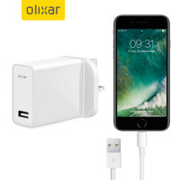 Olixar High Power iPhone 7 / 7 Plus Wall Charger & 1m Cable