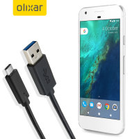 Olixar USB-C Google Pixel Charging Cable - Black 1m