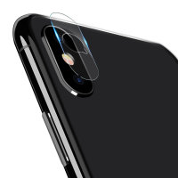 65769 - Olixar iPhone X Hartglas Kamera Protektoren – Doppelpack