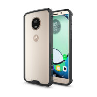 Olixar ExoShield Tough Snap-on Motorola Moto G6 Skal - Svart / Klar