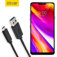 Olixar USB-C LG G7 Charging Cable - Black 1m