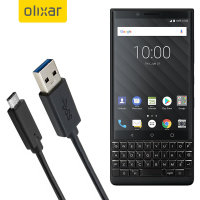 Olixar USB-C BlackBerry KEY2 Charging Cable - Black 1m