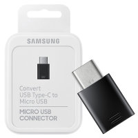 Official Samsung Galaxy A8 Plus Micro USB to USB-C Adapter - Black