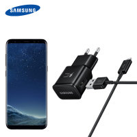 Editie passie voorstel Official Samsung Galaxy S8 Plus Charger & USB-C Cable - EU - Black