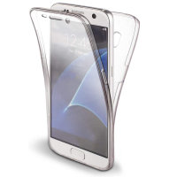 Olixar FlexiCover Full Body Samsung Galaxy S7 Gel Case - Clear