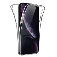 Olixar FlexiCover iPhone XR Complete Protection Case - Clear