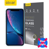 Olixar iPhone XR Anti-Blue Ray Tempered Glass Screen Protector