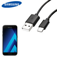 Official Samsung USB-C Galaxy A3 2018 Charging Cable - 1.2m - Black