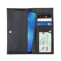 Olixar Primo Genuine Leather Xiaomi Mi 9 Wallet Case Black