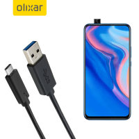 linje kontakt fødsel Olixar USB-C Huawei P Smart Z Charging Cable - Black 1m