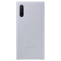 Officieel Samsung Galaxy Note 10 Leather Cover Case - Grijs